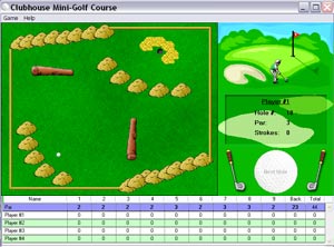 Mini Golf Game Play