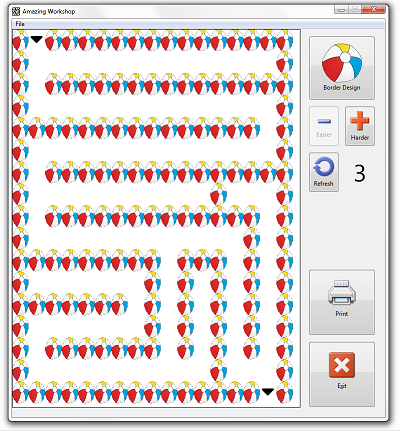Child maze generator screenshot