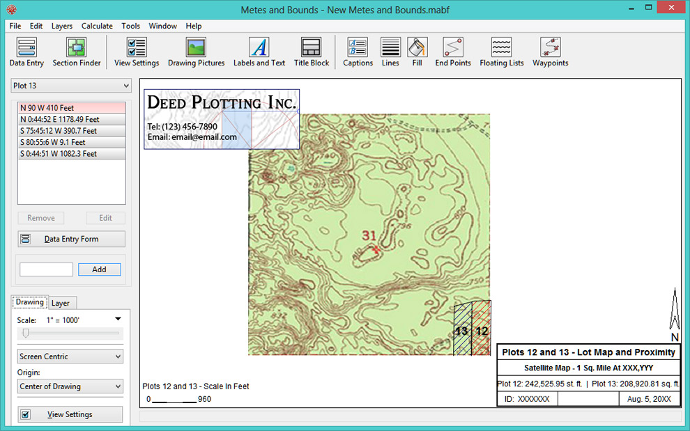 mapdraw deed plotter 6.20