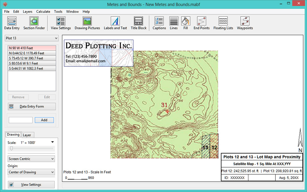 metes and bounds software free