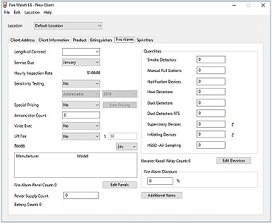 Fire Alarm Proposal Software