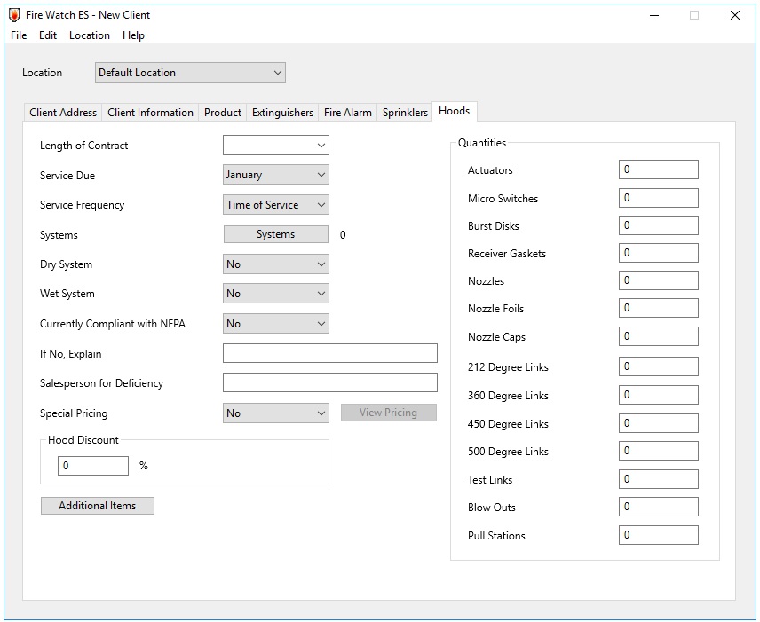 Hood Systems Estimating Software Bid Sheet