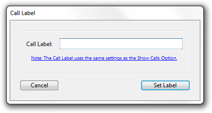 Metes and Bounds Call Label