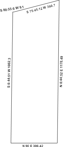 Metes and Bounds with Labels