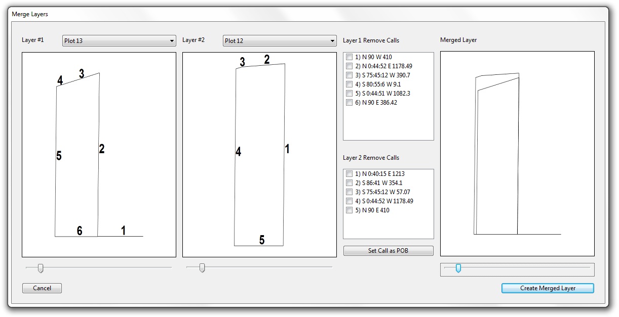 Metes and Bounds Merge Legal Descriptions