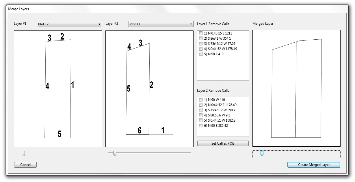 Deed Plotter Merge Plots