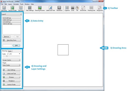 Metes and Bounds Software Getting Started Tutorial