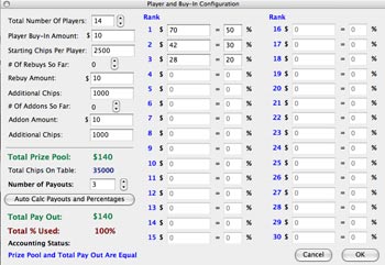 Tournament software for PCs