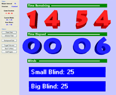 free poker clock screenshot